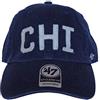47 Brand Clean Up Chicago Cubs Strapback - Cappellino da Uomo - Colore Navy - Taglia Unica Regolabile