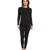 wirarpa Donna Intimo Termico Set Pile Leggero per l'inverno | Top e Pantaloni Lunghi, under wear termico, intimo termico donna invernale