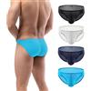 Summer Code Slip Hipster Uomo Micro Mesh Mutande Comode e Traspirante, Confezione da 4 Multicolore A, M