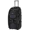 Travelers Club - Borsone da Viaggio Xpedition con Ruote e Tasche Multiple, Nero, 76 cm