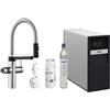 Blanco Miscelatore semi-professionale a doppio comando DRINK.SODA EVOL-S PRO 1526255 finitura PVD Steel