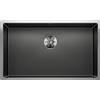 Blanco PRONTA CONSEGNA - Blanco Lavello a una vasca CLARON 700-IF Dark Steel 1527837 finitura durinox dark steel da 74x44 cm - Sopratop/Filotop