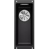 Blanco Lavello a una vasca SUBLINE 160-U Total Black 2525981 finitura nero da 19x46 cm - Sottotop