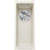 Blanco Lavello a una vasca SUBLINE 160-U Total Black 2526802 finitura soft white da 19x46 cm - Sottotop