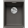 Blanco Lavello a una vasca SUBLINE 320-U Total Black 2527343 finitura grigio vulcano da 35x46 cm - Sottotop