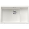Blanco Lavello a una vasca su due piani SUBLINE 700-U Level Total Black 2523542 finitura bianco da 73x46 cm - Sottotop
