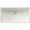 Blanco Lavello a una vasca SUBLINE 800-U Total Black 2523145 finitura bianco da 83x46 cm - Sottotop