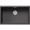 Blanco Lavello a una vasca SUBLINE 700-U Satin Gold 3523443 finitura grigio roccia da 73x46 cm - Sottotop