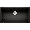Blanco Lavello a una vasca SUBLINE 800-U Satin Gold 3526005 finitura nero da 83x46 cm - Sottotop