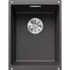 Blanco Lavello a una vasca SUBLINE 320-U Dark Steel 4523407 finitura grigio roccia da 35x46 cm - Sottotop