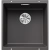Blanco Lavello a una vasca SUBLINE 400-U Dark Steel 4523423 finitura grigio roccia da 43x46 cm - Sottotop