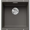 Blanco Lavello a una vasca SUBLINE 400-U Dark Steel 4527349 finitura grigio vulcano da 43x46 cm - Sottotop