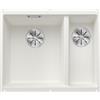 Blanco Lavello a una vasca sx con vaschetta SUBLINE 340/160-U Platinum 5523552 finitura bianco da 55x46 cm - Sottotop