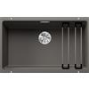 Blanco Lavello a una vasca ETAGON 700-U Satin Gold 3527261 finitura grigio vulcano da 73x46 cm - Sottotop