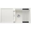 Blanco Lavello a una vasca con gocciolatoio reversibile ADIRA XL 6 S 1527621 finitura bianco da 100x50 cm - Sopratop
