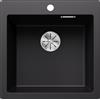 Blanco Lavello a una vasca PLEON 5 Total Black 2525951 finitura nero da 51x51 cm - Sopratop