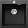 Blanco Lavello a una vasca PLEON 5 Total Black 2521504 finitura antracite da 51x51 cm - Sopratop