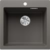 Blanco Lavello a una vasca PLEON 5 Total Black 2527318 finitura grigio vulcano da 51x51 cm - Sopratop