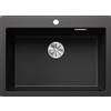 Blanco Lavello a una vasca PLEON 8 Total Black 2523043 finitura antracite da 70x51 cm - Sopratop