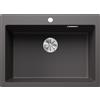 Blanco Lavello a una vasca PLEON 8 Total Black 2523044 finitura grigio roccia da 70x51 cm - Sopratop