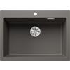 Blanco Lavello a una vasca PLEON 8 Dark Steel 4527323 finitura grigio vulcano da 70x51 cm - Sopratop