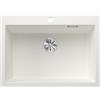 Blanco Lavello a una vasca PLEON 8 Dark Steel 4523047 finitura bianco da 70x51 cm - Sopratop