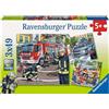 Ravensburger Puzzle 3x49, per Bambini a Partire da 5 Anni, 18x18 cm, Aiutanti