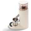 Dpofirs Macinacapazione del caffè Burr, Macinacapazione Elettrica a Dose Singola, con 60 Impostazioni di Macinatura, capacità di 80 G, Supporto Portafilter per Espresso Gocciolamento (685 Albicocca)