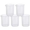 Othmro Contenitore di plastica per acqua da laboratorio, 250 ml, 5 pezzi, ideale per la cucina