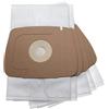 vhbw 5x sacchetto compatibile con Electrolux Lux 1 Classic, 1 Royal, D820, 1 aspirapolvere - microfibra, 25,85cm x 15,9cm Bianco