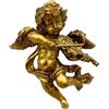 SZLIFE Statuetta di Angelo Da Appendere Alla Parete, Decorazione in Resina per Soggiorno E Camera Da Letto, Angelo singolo