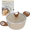 KASANOVA Casseruola 20 cm coperchio taupe New Ceramic