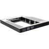 InLine Adattatore SSD/HDD InLine® 33343G, per HDD/SSD da 2,5" in alloggiamento ottico per notebook, interfaccia SATA