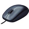 Logitech M100 - Maus - rechts- und linkshändig - optisch - 3 Tasten - kabelgebunden
