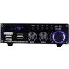 BlitzWolf Amplificatore audio Blitzwolf As-22, 45W, Bluetooth 5.0, Usb + telecomando (nero)