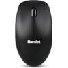 Hamlet XMICERF-24GS mouse Universale Ambidestro RF Wireless + USB Type-A Ottico 1000 DPI