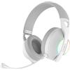 CoolBox WB01 RGB, Con e senza fili, 20 - 20000 Hz, Gaming, 240 g, Cuffie con microfono, Bianco