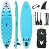 Fuxtec FUXLIFE by FUXTEC SUP Board FX-SUP320D1 verde | Stand Up Paddle Board | gonfiabile con pompa | 3 pinne | portata 150 kg grün