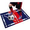 druck.de Tappetino per l'allenamento di calcio - 90x60 cm - Dribble King - Allenamento per bambini - Tappetino antiscivolo per il controllo della palla - Tappetino per il tiro - Attrezzo per l'allenamento tecnico, da utilizzare sia al chiuso che …