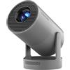 OEM Proiettore portatile, risoluzione nativa 720P, compatibile con Bluetooth, modello HY300U, colore grigio, con spina di tipo europeo
