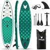 Fuxtec FUXLIFE by FUXTEC SUP Board FX-SUP320eco verde | Stand Up Paddle Board gonfiabile | 320 cm | 150 kg | Set con pompa e 3 pinne grün