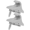 Briny River Clip di fissaggio per aletta parasole per auto, 2 pezzi, 85235-B1000, compatibile con Hyundai Elantra Sonata Getz Ioniq