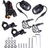 LICHENGTAI 2 fari fendinebbia LED moto per BMW R1200GS F850GS, 40 W 4000 LM aggiuntivi fari anteriori anti nebbia, faretto impermeabile