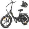 AZMA Bici Elettrica Pieghevole,20×3.0 Fat Tire Bici Elettrica Uomo Donna da 36V 20.8Ah Batteria Rimovibile,Autonomia di 140km, 7-Gang Ebike