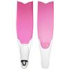 harayaa da Nuoto da Immersione da Lunghe Propulsione con Pala Allungata Diagonali in con Scarpetta Chiusa Confortevole Adatte per Snorkeling Allenamento in , Rosa E Bianco , M 37-38