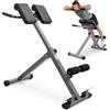 BORDRISE Hyperextension, attrezzo per la schiena pieghevole, altezza e schienale regolabili