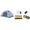 Bffcnl Tenda Campeggio Tenda Outdoor Rifugio Cupola Doppio Strato Impermeabile con Cuciture Sigillate E Paleria in Alluminio con Picchetti Corde E Borsa