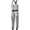 PETSOLA Pantaloni da Wading Impermeabili Pettorali con Cerniera Anteriore Stivali Non Inclusi con Spallacci E Cintura Regolabili Materiale a 4 Lattice Adatti, Grigio, M