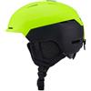 MotiveTech Casco Sport Invernale Snowboard Strato Anti Impatto Fodera in Pile Calda Regolatore Posteriore per Calzata Sicura Ventilazione Strategica Adatto a, Giallo Fluo+Nero, L