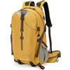 KQFCAZRE Zaino da 40L con Schienale Sospeso Traspirante Zaino con Cintura Pettorale Leggero per Scalatori, Trekking, Array, 攀峰柠檬黄, 40L